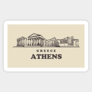 Greece Athens sketch Sticker